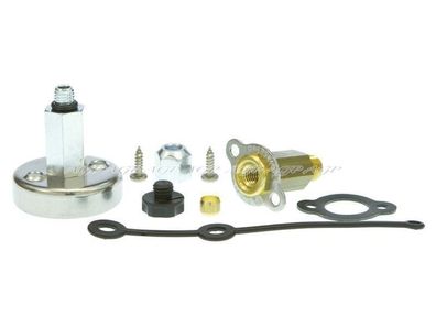 Tomasetto Minitankstutzen inkl. M10 Dish Adapter kurz LPG Autogas Einfüllstutzen