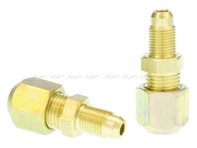 Entnahmeadapter Kupfer Reduzierstück 6-8mm gerade M10x1 / G1/4" LPG GPL Autogas