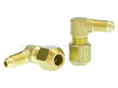 Entnahmeadapter Kupfer Reduzierstück 8-8mm 90° M12x1 / G1/4" LPG Autogas Adapter