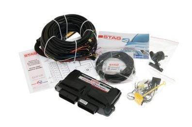 STAG 300-6 Zylinder QMAX BASIC Elektronic LPG GPL Autogas Anlage Frontkit OVP