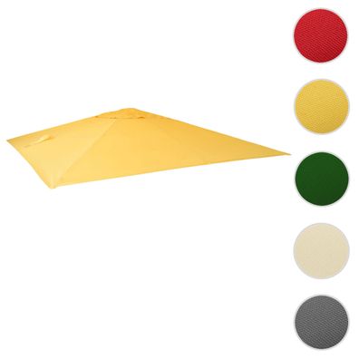 Ersatz-Bezug für Ampelschirm HWC-A96, Sonnenschirmbezug, 3x3m (Ø4,24m) Polyester