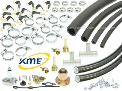 Montagezubehör-Set für KME 8 Zyl. Anlage Flexible 8mm LPG GPL Autogas Diego Nevo