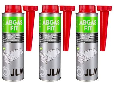 JLM Benzin Abgas Fit 3x250ml Katalysator Vergasser Reiniger Lambdasondenreiniger