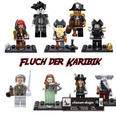 Fluch der Karibik Pirates of the Caribbean Jack Sparrow DavyCobi Cada LxxO kompatibel