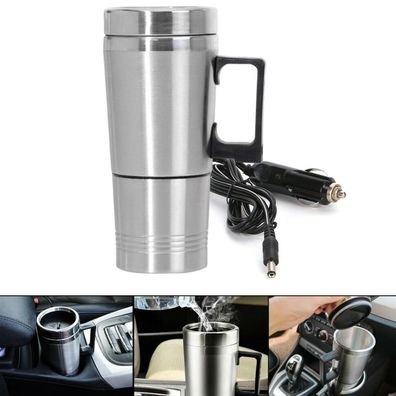 12V Kettle Stainless Steel Electric Tea Maker Heater for Camping Car