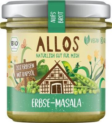 Allos 6x aufs Brot Erbse Masala 140g