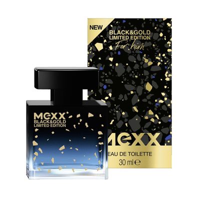 Mexx Black and Gold Man Eau de Toilette 30ml