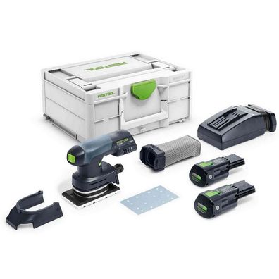 Festool Akku Rutscher Schleifer Akkupack Ladegerät RTSC 400 3,0 I-Plus 577686