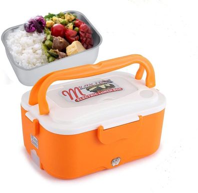 1.5L Portable Car Electric Heater Lunch Box Reusable Food Storage Warmer With Detach