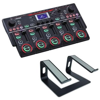 Boss RC-505 MK II Loop Station mit Laptopständer Schwarz