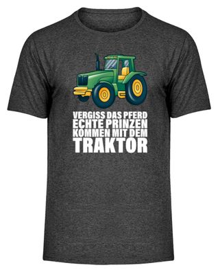 Vergiss DAS PFERD ECHTE Prinzen kommen.. - Herren Melange Shirt