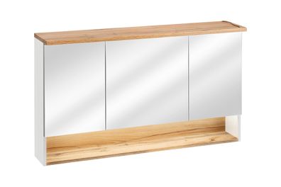 Spiegelschrank Wandschrank Badezimmerschrank mit Spiegel 120 cm LED Beleuchtung