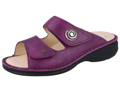 FINN Comfort Colina Damen Pantolette lila grape Nube Glattleder