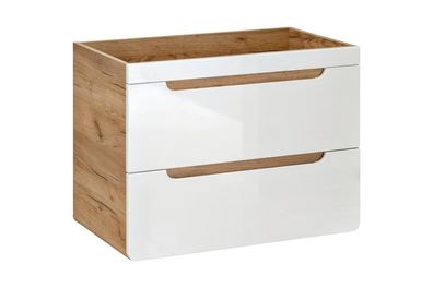 Waschbecken 60cm Waschbeckenunterschrank Badezimmerschrank hängender Bad Tisch