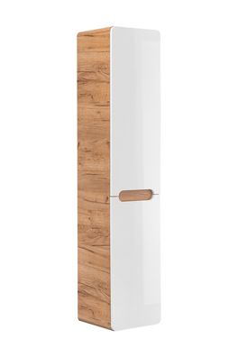 Hängeschrank Badezimmerschrank Hochschrank hängender mit Wäschekorb 170x35x35cm