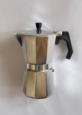 Espresso Maker Alu Espressokocher Kaffeemaschine 9 Tassen 51832Lg NEU