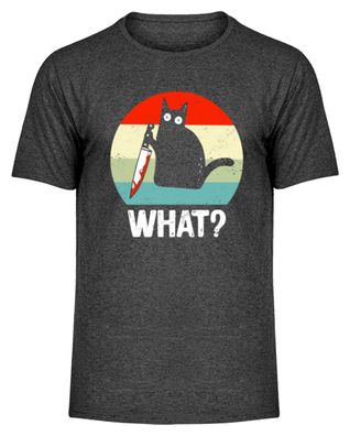 WHAT? - Herren Melange Shirt