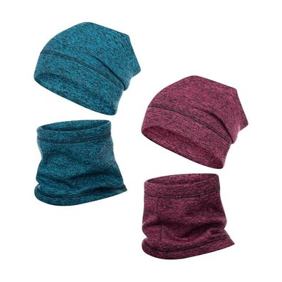 Wintermütze + Schlauchschal Winterset Beanie Snood Fleece