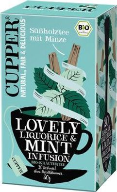 Cupper Süßholztee mit Minze 30g