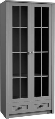 Vitrine Regal Aktenschrank Glasschrank Antik Luxus Schrank Holz Möbel Schränke