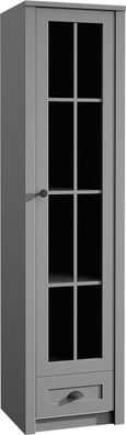 Landhaus Vitrine Schrank Klassisch Möbel Vitrinenschrank Vitrinen Glas Schränke