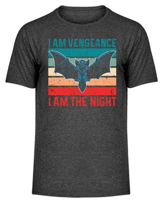 I AM Vengeance I AM THE NIGHT - Herren Melange Shirt