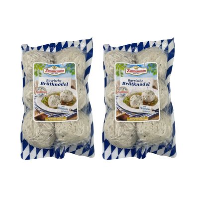 Food-United bayerische Brätknödel Zimmermann Fleischwerke 12 Stk. 2x400g