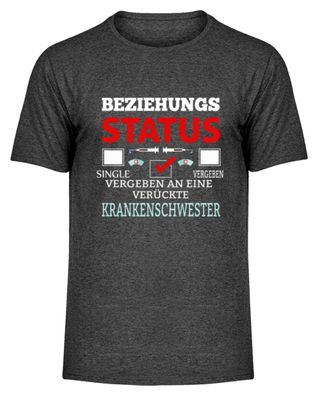 Beziehungs STATUS SINGLE Vergeben VERGEN - Herren Melange Shirt