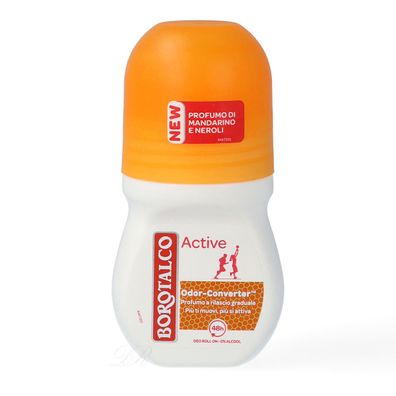 Borotalco Active deo Roller Mandarino & Neroli ohne Alkohol