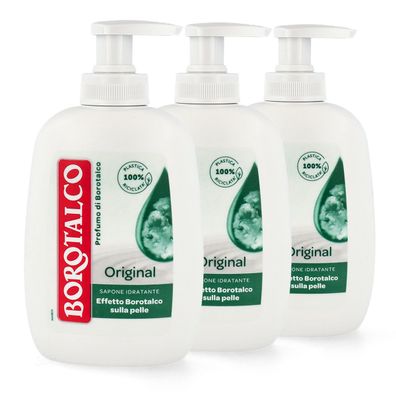 Borotalco Roberts Idratante Flüssigseife 3x250ml Handseife feuchtigkeitsspendend