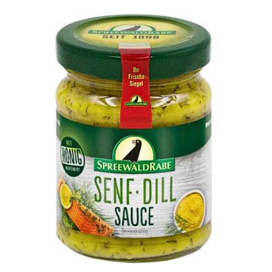 Senf-Dill-Sauce mit Honig – Ein Hauch von Süße und Frische 120 ml