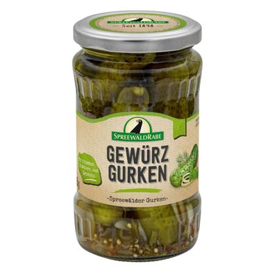 Spreewälder Gewürzgurken [Füllm. 330g / Abtr. 185g]