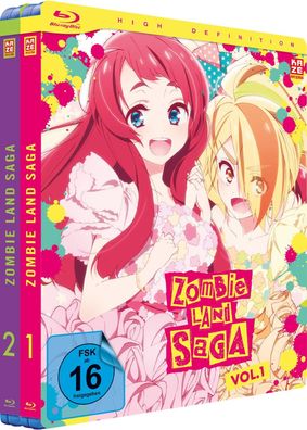 Zombie Land Saga - Staffel 1 - Gesamtausgabe - Bundle Vol.1-2 - Blu-Ray - NEU