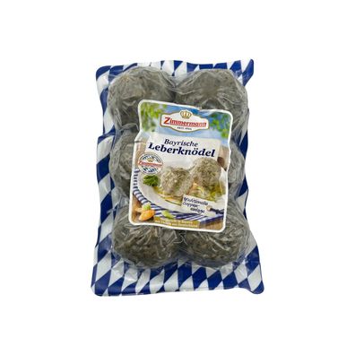 Food-United bayerische Leberknödel Zimmermann Fleischwerke 6 Stk. 400g