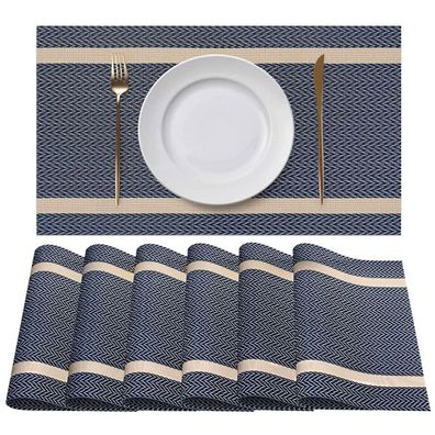 Fall Placemats Spring Garden Home Thick Textured Heat Resistant Mats for Kitchen Din