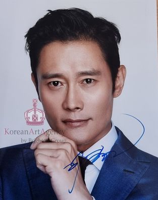 Lee Byung Hun DINA4 format Autograph