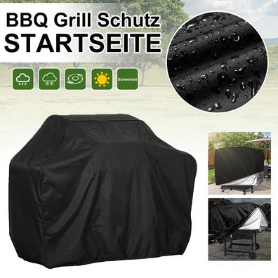 Wasserdicht Grillabdeckung Grill Abdeckhaube Gasgrill Cover BBQ Grill Schutzhélle Sc