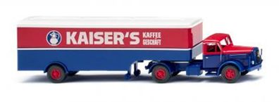 Wiking 051328 - Koffersattelzug (Henschel) "Kaiser´s Kaffee" (1:87) NEU/OVP