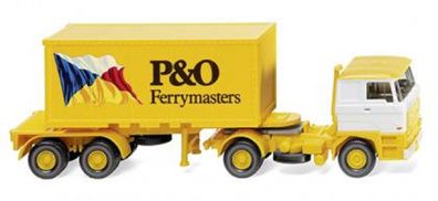 Wiking 052603 - 1:87 Containersattelzug 20´ (DAF) "P & O" NEU/OVP