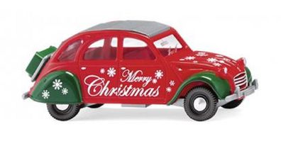 Wiking 080915 - Citroën 2 CV "Weihnachtsmodell" (1:87) NEU/OVP