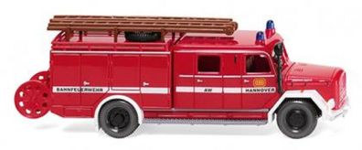 Wiking 086363 - FW - LF 16 (Magirus) "Bahnfeuerwehr Hannover" (1:87) NEU/OVP