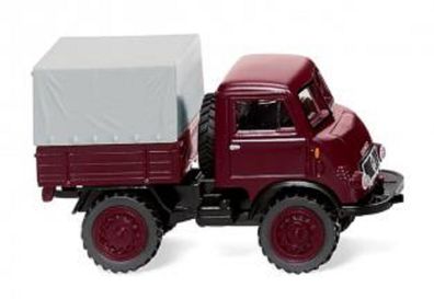 Wiking 036805 - Unimog U 402, weinrot H0 (1:87) NEU/OVP