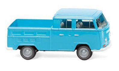 Wiking 031404 - VW T2 Doppelkabine, eisblau H0 (1:87) NEU/OVP