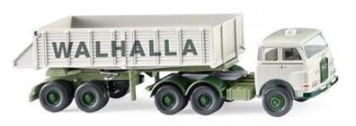 Wiking 067712 Hinterkippersattelzug MAN Pausbacke Walhalla (1:87) NEU/OVP