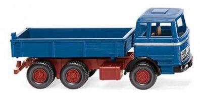 Wiking 042407 - Flachpritschenkipper (MB) azurblau H0 (1:87) NEU/OVP