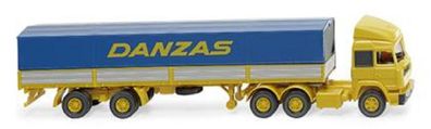 Wiking 051703 - 1/87 Pritschensattelzug (Iveco) "Danzas" NEU/OVP