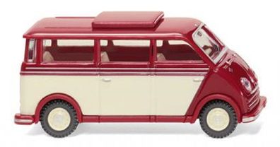 Wiking 033405 - DKW Schnelllaster Bus rubinrot/elfenbein H0 (1:87) NEU/OVP