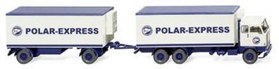 Wiking 045704 - 1/87 Kühlkofferlastzug (Volvo F88) "Polar-Express" NEU/OVP