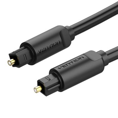 Optisches Audiokabel - hochkompatibles Audiokabel 5m (Schwarz) - kompatibel mit