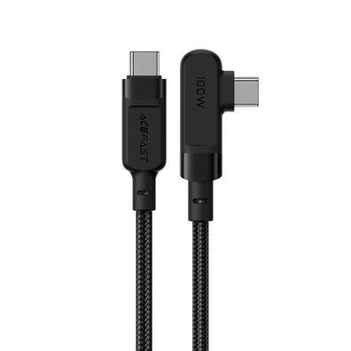 Acefast 100W 5A PD Schnell-Ladekabel abgewinkelt USB Typ C auf Typ-C 2 Meter Daten